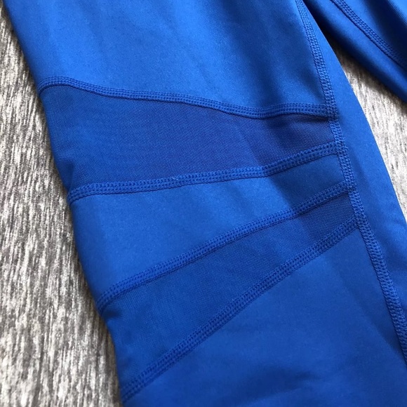 Zella Mesh Compression Cut Out Leggings Tights - Picture 7 of 7